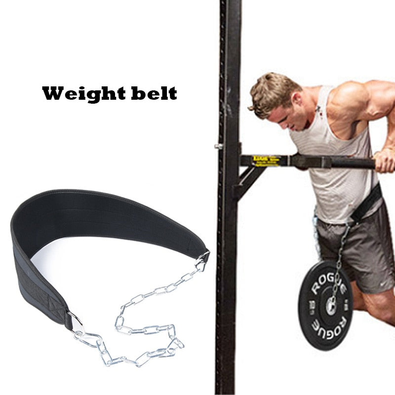 Gym Weighted Belt Pull-ups